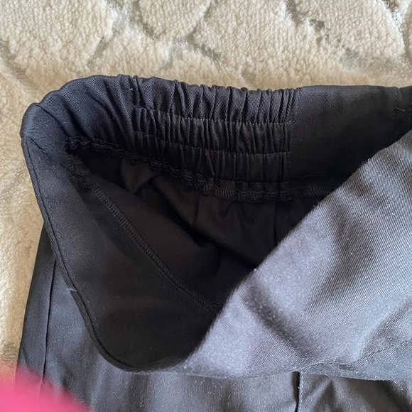 Vintage High Waisted Trousers in Black Stretch Twill - PinUp Girl - Picture 5 of 7